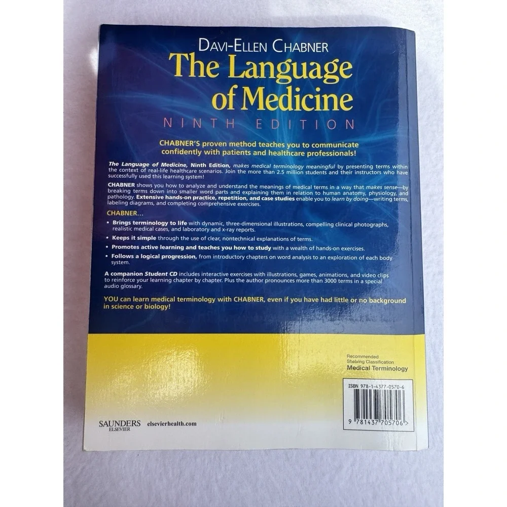 Language of Medicine  by‎ Davi Ellen Chabner